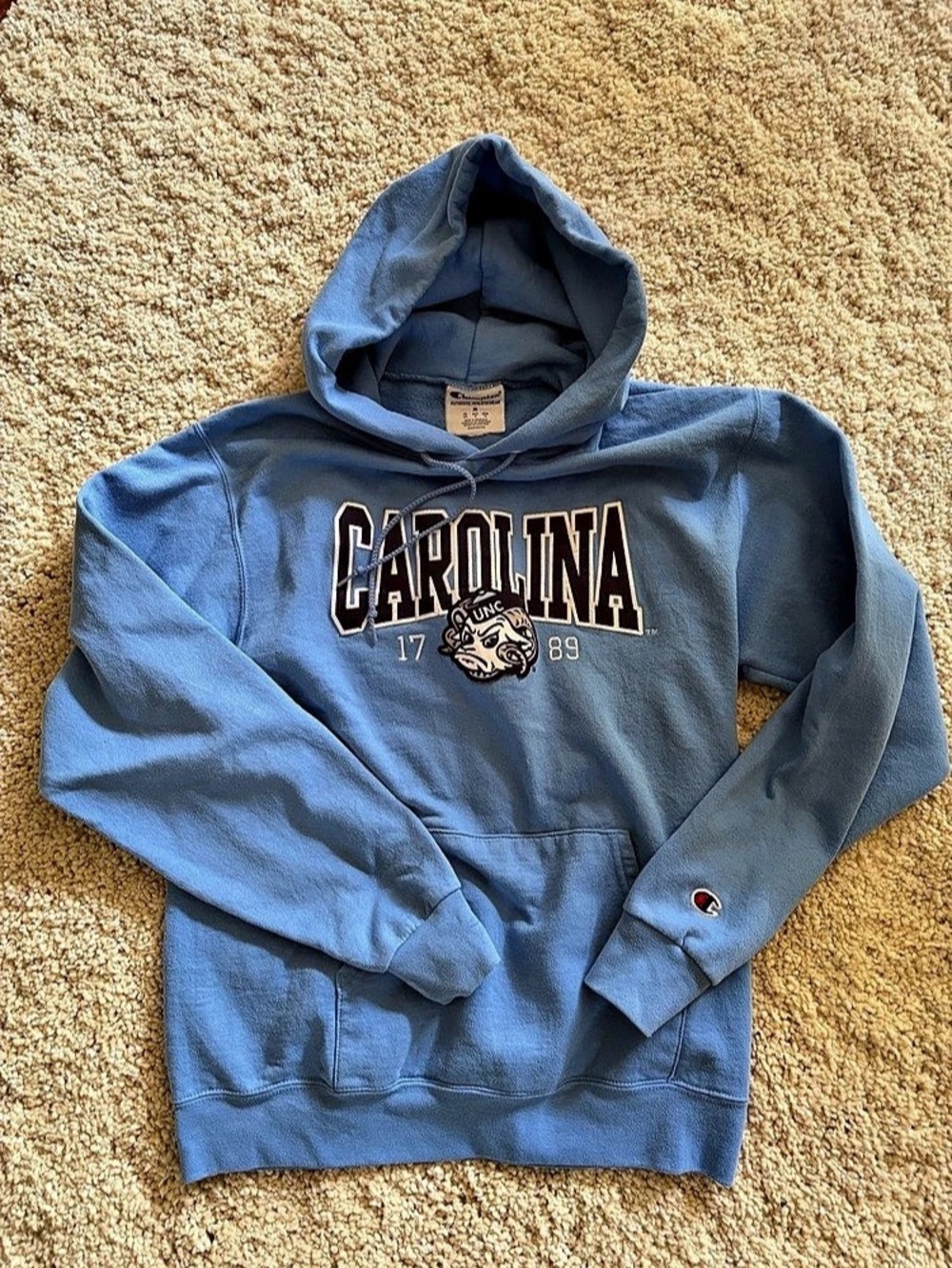 Champion Lightweight Hooded Jacket in Blue Like New